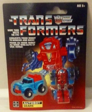 Transformers Generation One G1 Reissue Walmart Exclusive Gears Mosc