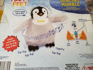 HAPPY FEET TAP DANCING MUMBLE INTERACTIVE Thinkway Toys w/Batteries 3