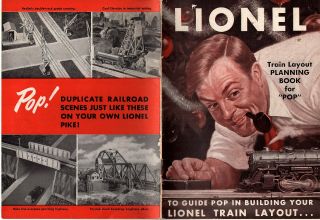 Lionel Train Layout Planning For Pop (dad) Vintage Booklet Model Railroading