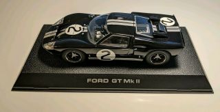 Scalextric C2463 Black Ford Gt Mkii Lemans 1966 2 1/32 Slot Car