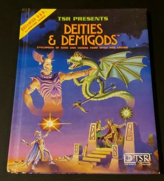 Advanced Dungeons & Dragons Deities & Demigods 1980 Tsr 128 Pg.