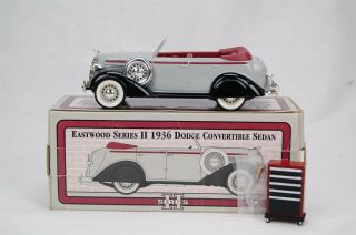 Liberty Classics 1936 Dodge Convertible Sedan Eastwood Series Ii Grey 1:25 Bank