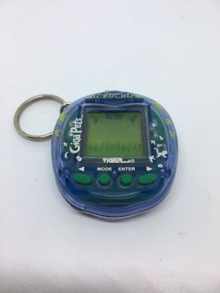 1997 Tiger Giga Pet - Microchimp - Monkey Keychain Virtual Tamagatchi