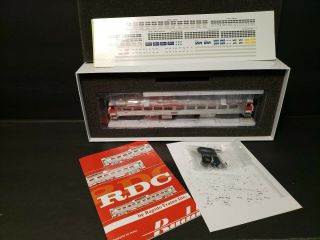 Rapido Ho 16522 Cp Rail Action Red 9051 Budd Rdc Dcc Sound