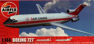 Airfix 1:144 Boeing 727 Air Canada Plastic Aircraft Model Kit A04177au