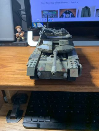 Megabloks Call Of Duty Heavy Armor Outpost Tank (only) Modified