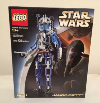 Vintage Lego 8011 Star Wars Technic Jango Fett Bounty Hunter -