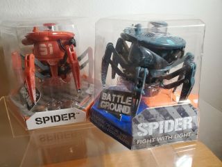 2x Hexbug Battle Spider,  Red & Blue Rc Battle Bot Spider,  Remote Control