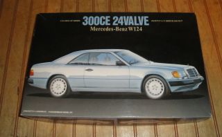 Fujimi 1/24 Mercedes Benz 300ce 24v W124 Sports Car Model Kit Partially Started