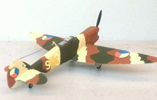 1:72 Scale Built Plastic Model Airplane Wwii Czech Fighter Avia B.  35