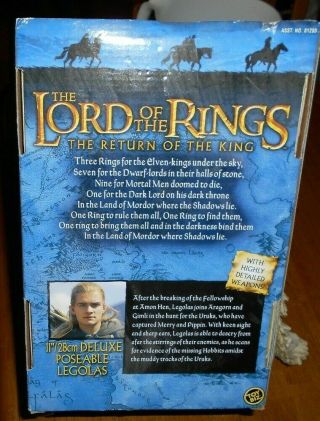 Lord Of The Rings legolas 12 Inch Action Figure Shoes Wear 2