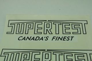 Minnitoy (Otaco) Supertest Tanker Truck decal set - Canada - Pressed Steel 3