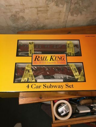 Mta R21 4 - Car Subway Set Railking By M.  T.  H.  Electric Train 30 - 2198 - 1