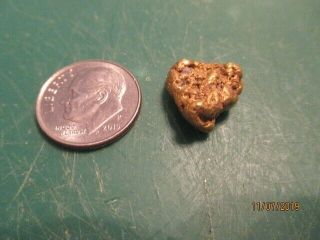 4.  8 Gram Gold Nugget From Bc Canada