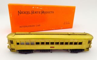 Nickle Plate Products Chicago North Shore Interurban Coach Car Ho Scale Train