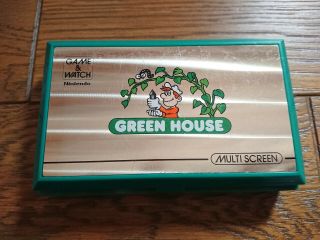 Nintendo Game And & Watch Green House 1982 Japan