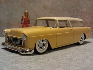 Adult Built 1/25 Scale 1955 Chevy Nomad Custom
