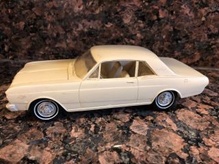 Vintage 1966 Ford Falcon Futura Sport Coupe Promo Dealer Model Car Cream ‘66