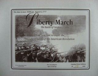 Mohawk Valley Wargame Liberty March - The Battle Of Oriskany (limited E Box Vg