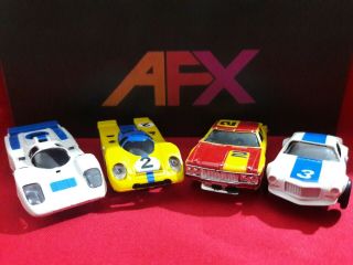 Aurora Afx Vintage Classis / 4 Great Chassis Slot Cars