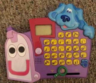 2000 Mattel Blues Clues Mailbox Electronic Interactive Alphabet Learning Toy Htf