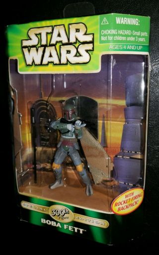 Hasbro Star Wars Power Of The Force Boba Fett 300th Special Edition Figure