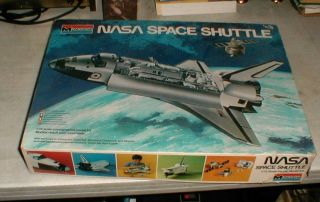 1979 Monogram Nasa Space Shuttle Challenger Model Kit 5702 In Open Box 1:72
