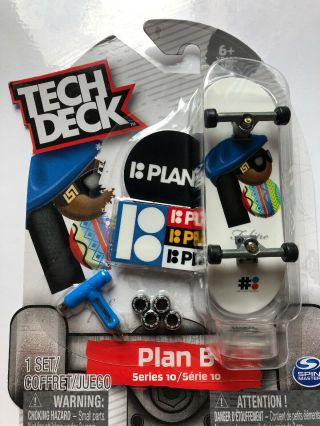 Rare Tech Deck Series 10 2019 Skate Fingerboard.  Plan B Felipe