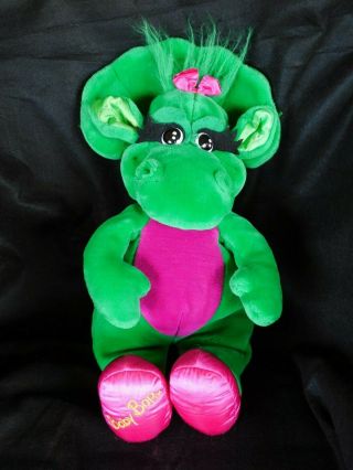 Stuffed Baby Bop Dinosaur From Barney And Friends 22 Inches Tall