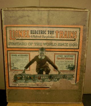 Vintage Lionel Standard Gauge " Empty Set Box For Train Outfit 344 "