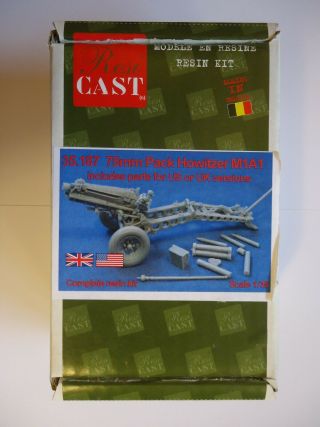 Resicast 35.  187 1/35 Wwii Us/british 75mm Pack Howitzer