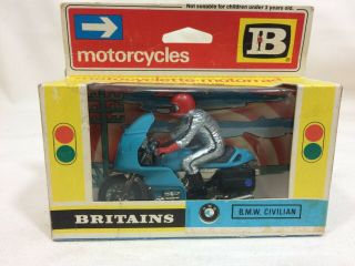 Mib Vintage Britains Motorcycles Bmw R100rs 1/32 Scale Model Made In England