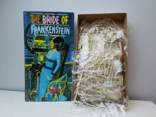 Polar Lights Bride Of Frankenstein Reissue Scale Model Kit No Instructions