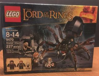 Rare Lego Lord Of The Rings 9470 Shelob Attacks Set Never Opened
