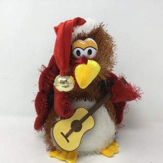 Dandee Musical Animated Singing Holiday Turkey Sing And Swings Feliz Navidad