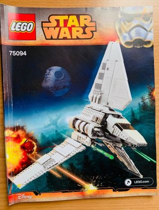 LEGO 75094 Star Wars Imperial Shuttle Tydirium Complete with instructions 2