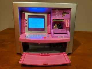 Zillionz Pink ATM Savings Goal Toy Bank With Card Really Cool 3