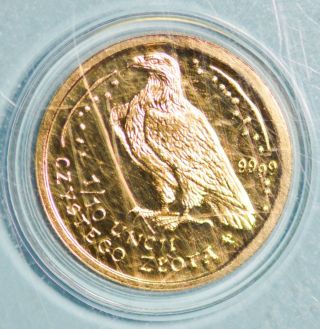 Proof Poland 2004 Gold 1/10th Ounce (50z) Gold Coin - National Bank Of Poland