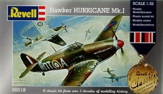 1/32 Revell 00018; Hawker Hurricane Mk.  I (revell Classics Limited Edition)