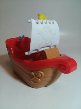 The Backyardigans Pirate Tub Time Boat Ship Treasure Chest & Sail
