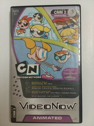 Videonow Cartoon Network 3 Discs Powerpuff Girls Dexter 