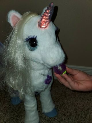 FurReal Friends My Magical Unicorn StarLily Pegasus Horse Interactive 3