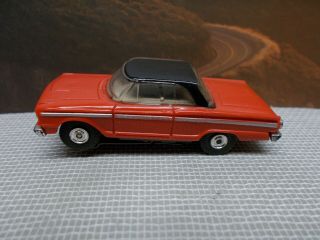 Aurora Model Motoring,  Ford Fairlane Hardtop " All,  In Red On Blk Wow