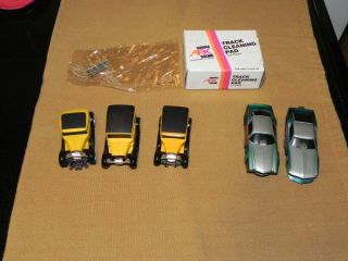 Vintage Tyco Ho Slot Cars & Bodies - Mustang,  Camaro & Model A Ford