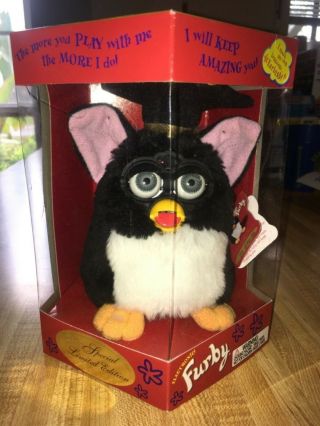 1999 Special Limited Edition Graduation Electronic Furby Model 70 - 886
