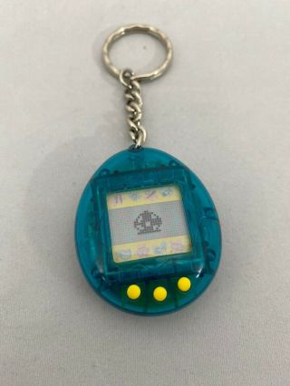 Tamagotchi Clear Blue 1996 English Virtual Pet Bandai