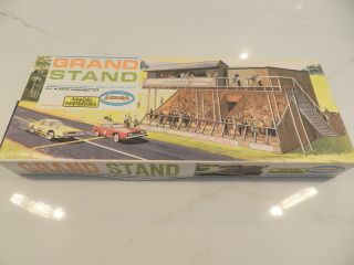 Aurora Grand Stand 1452 - 200 Ho Scale Slot Car Model Kit From 1962.