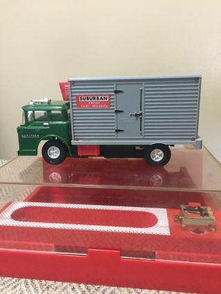 Vintage 1960 ' s Chevy Box Truck Slot Car 1/32 Scale Motorific Trucks By Ideal 3