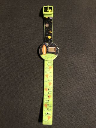 1995 Viacom Hope Ind Nickelodeon Blimp In Space Digital Wrist Watch Wristwatch