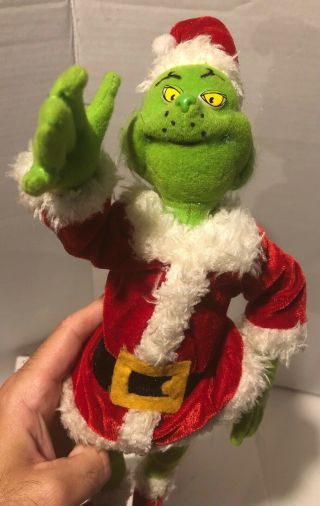 Dr Suess How The Grinch Stole Christmas Universal Studios Nanco Plush Doll Toy